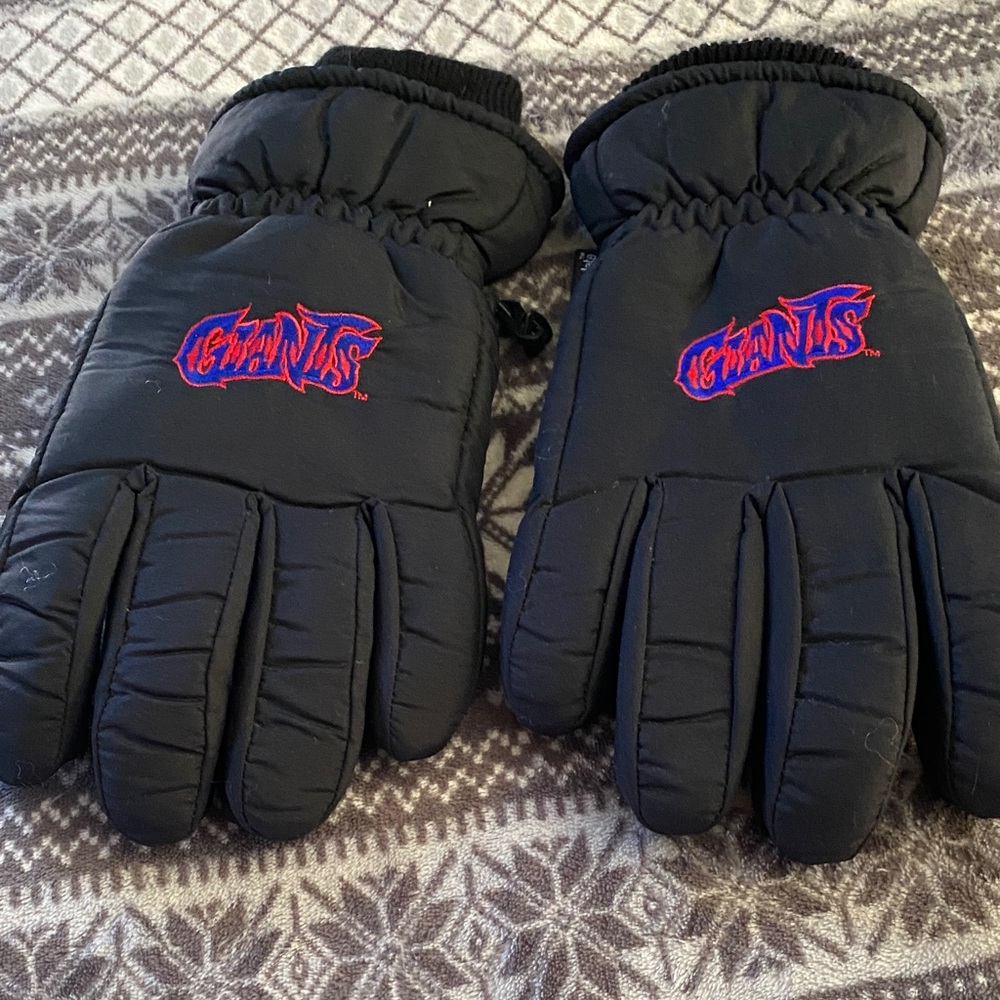 Men’s NY Giants  Black Winter Gloves size L/XL
